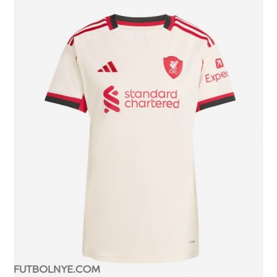 Camiseta Liverpool Federico Chiesa #14 Visitante Equipación para mujer 2025-26 manga corta Camiseta Liverpool Federico Chiesa #14 Visitante Equipación para mujer 2025-26 manga corta